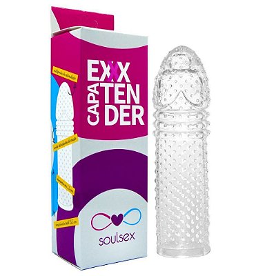 Capa Peniana Em Silicone 15cm Soul Sexy
