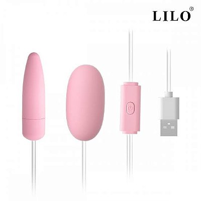 Cápsula Vibratória Usb Com 12 Modos De Vibrações Importação