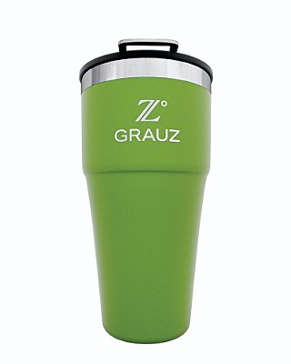 COPO TÉRMICO GRAUZ VERDE 473 ML COM TAMPA