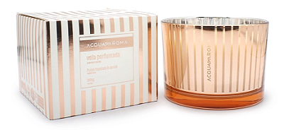 Vela ilumina 350g frutas tropical e canela