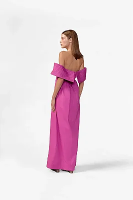 Vestido Longo Ombro a Ombro Baleares Liso