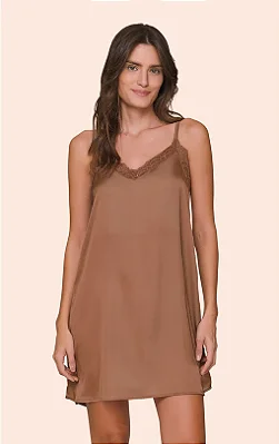 CAMISOLA DE ALÇA BROWN GLOW