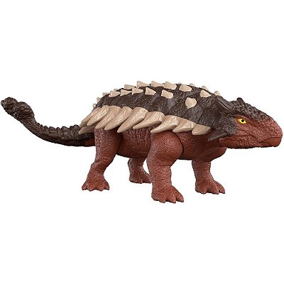 Jurassic World Dominion - Ankylosaurus com Som Ruge e Ataca - Mattel