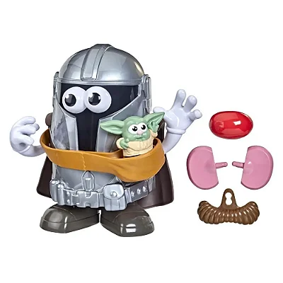 Cabeça De Batata Mandaloriano C Baby Yoda 14 Peças - Hasbro