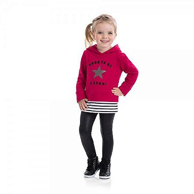 Conjunto Star Pink - Calça Cirrê