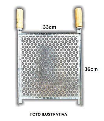 Grelha Inox 33x36cm