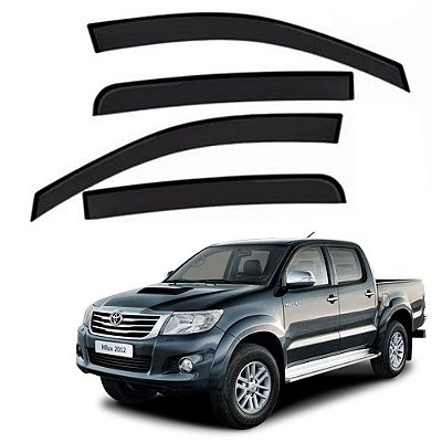 Calha De Chuva Hilux 2005 2006 2007 2008 2009 2010 Cab Dupla