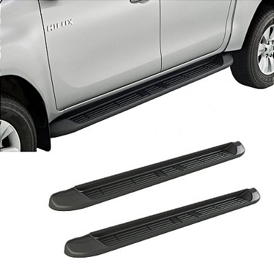 Estribo Hilux 2016 2017 2018 2019 2020 Cd Plástico Preto