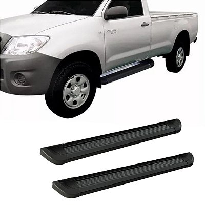 Estribo Hilux 2006 Até 2015 Cabine Simples Preto