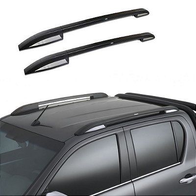Rack Teto Longarina Hilux 2016 2017 2018  Cd Alumínio Preto