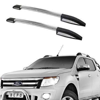 Rack Teto Longarina Ranger 2013 2014 2015 Alumínio Polido
