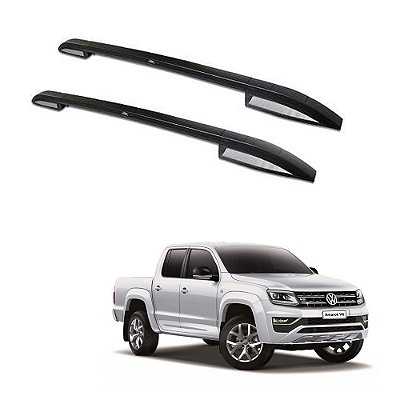 Rack Teto Longarina Amarok 2010 2011 2012 Cd Alumínio Preto