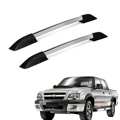 Rack Teto Longarina S10 1997 1998 1999 Cd Alumínio Polido