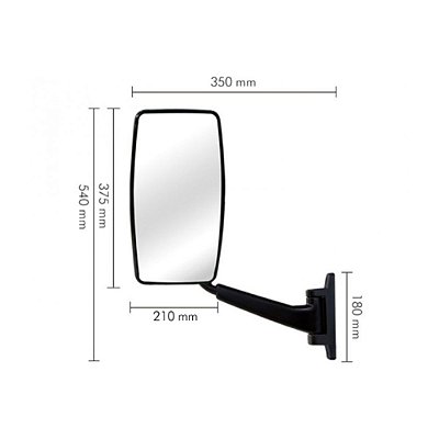 Retrovisor Ford Cargo 712 / 814 / 815 / 915 Completo - Le