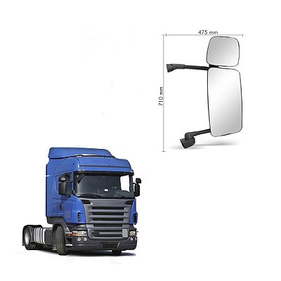 Espelho Scania S5 2007 2008 Convexo Completo C/Bifocal - Ld
