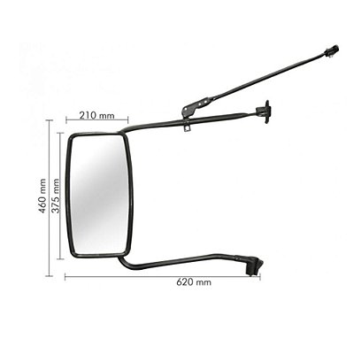 Espelho Retrovisor Vw Worker 17.210 / 18.310 Plano Par