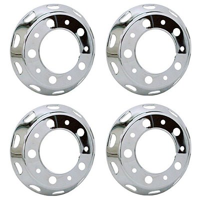 Kit Calota Dianteira Scania America. Pneu S/ Câmara Aro 22,5