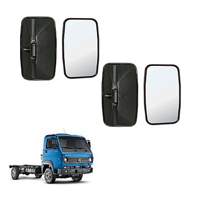 Espelho Retrovisor Mb L709 1988 A 2005 Plano 2 Unidades