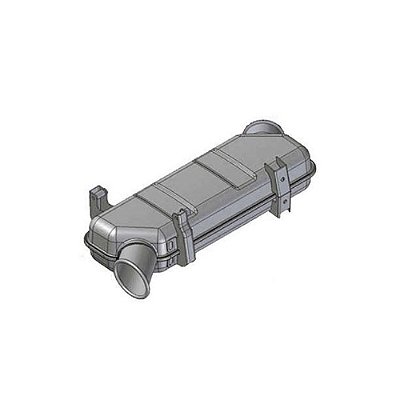 Silencioso Terminal Scania P G R Euro 5 - Aço 4,5 Polegadas