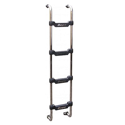 Escada Traseira Scania Cabine R Highline 4 Degraus Cromado