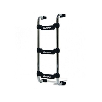 Escada Traseira Ford Cargo 2005 2006 2007 3 Degraus Cromado
