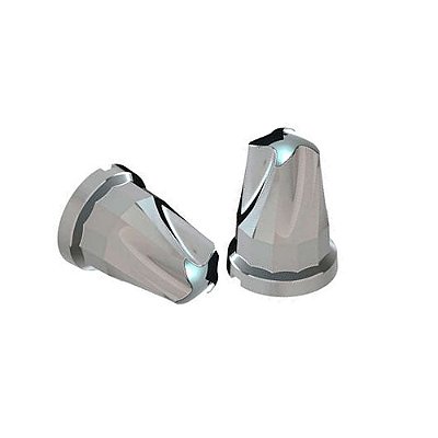 Capa De Porca 19mm Style Cromada - Plástico 50 Unidades