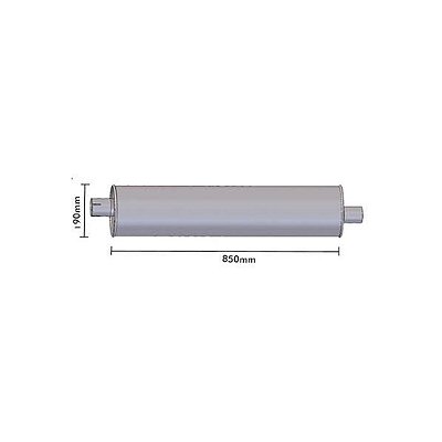 Silencioso Vw 7.100 Motor Mwm Euro 3 2,5 Polegadas