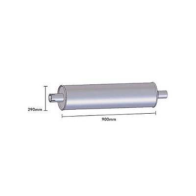 Silencioso Vw 6.90 / 6.90s / 6.90p - 2,5 Polegadas
