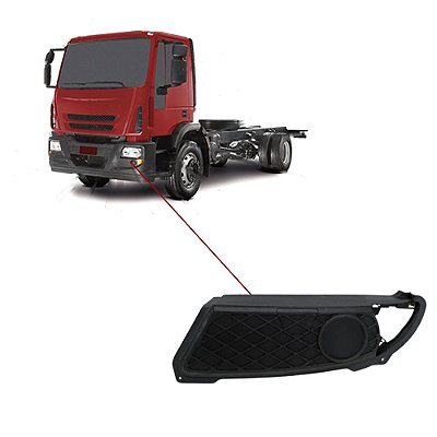 Moldura Farolete Iveco Tector Lado Esquerdo 5801393929