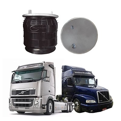 suspensão Pneumática Eixo Volvo FH NH Com Base