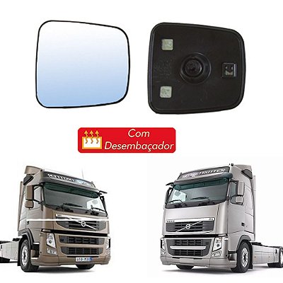 Vidro Auxiliar Retrovisor do Volvo FH/FM 2010 até 2015 LD LE