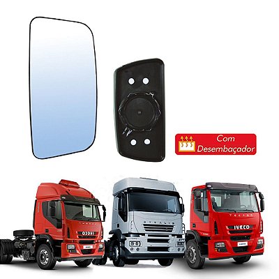 Vidro Com Base Retrovisor Iveco Stralis/Cursor/Tector LD/LE