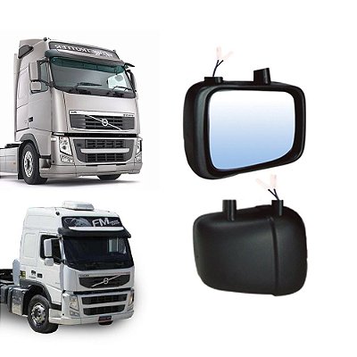 Retrovisor Auxiliar Volvo FH FM 2010 até 2015 Lado Esquerdo