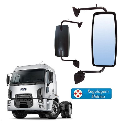 Retrovisor Inteiro Completo Ford Cargo 2011 2012 LD ELETRICO