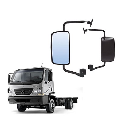Retrovisor Completo Mercedes Accelo Lado Direito