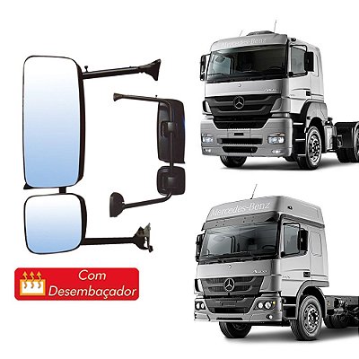 Retrovisor Completo Mercedes Axor/Atego 2014 em diante LE