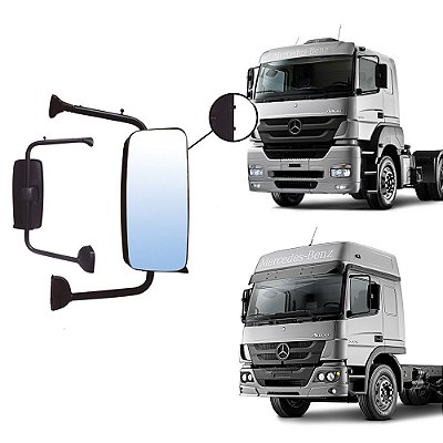 Retrovisor S/ Auxiliar Mercedes Axor/Atego 2014 em diante LD