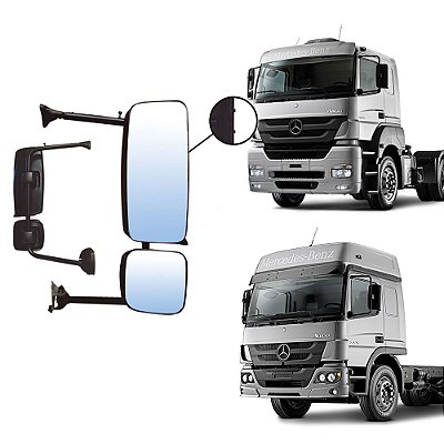 Retrovisor Completo Mercedes Axor e Atego 2014 em diante LD