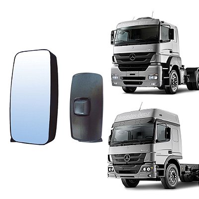 Retrovisor Mercedes Axor e Atego S/ Braço S/ Auxiliar LE