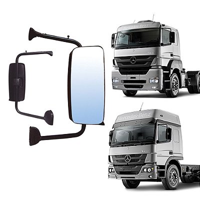 Retrovisor Sem Auxiliar Mercedes Axor Atego Lado Direito