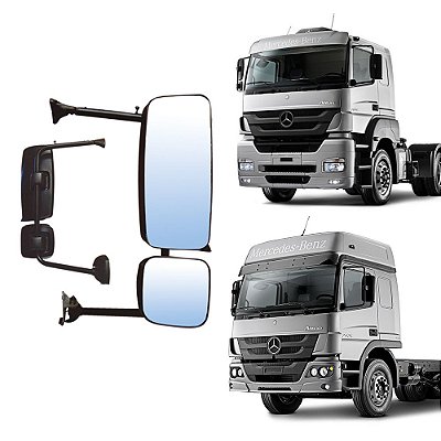 Retrovisor Completo Mercedes Axor Atego Lado Direito