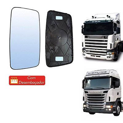 Vidro do Retrovisor Principal Scania S4 S5 LE LD Econômico