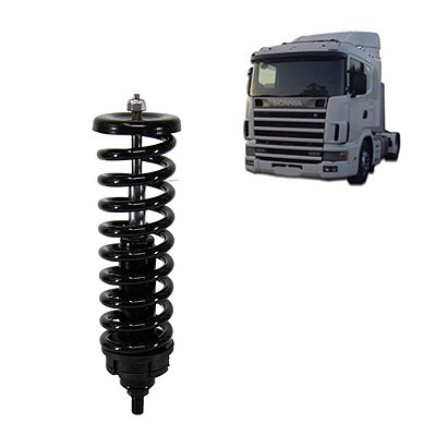 Conjunto Mola Cabine Scania S4 Até 2003 Traseiro
