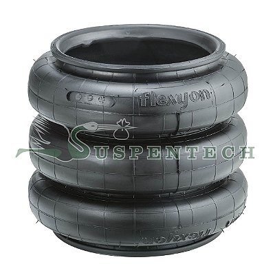 Fole Pneumático Suspensor Eixo 3 Gomos (333)