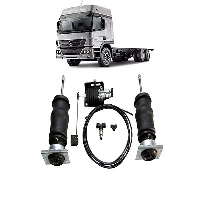 Conjunto Pneumático Cabine Atego 2010 2011 2012 Traseiro