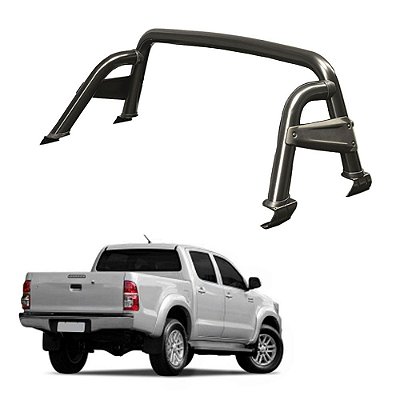 Santo Antônio Hilux 2005 a 2015 Preto Sem Barra