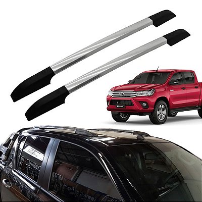 Longarina Hilux 2016 2017 2018 2019 2020 alumínio dupla