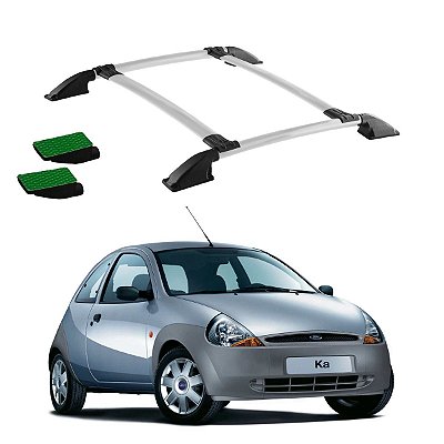 Bagageiro Ford Ka 2002 2003 2004 2005 2006 2007 Prata Colado