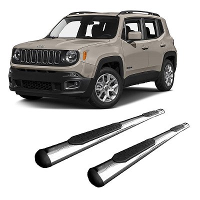 Estribo Renegade 2015 2016 2017 2018 2019 20 Oblongo Cromado
