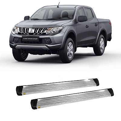 Estribo TRITON 2007 a 2016 Cabine Dupla Alumínio